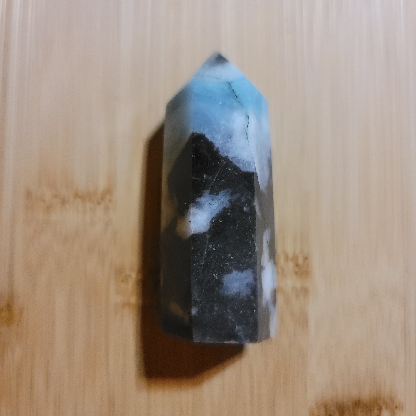 Amazonite & Smoky Quartz Tower