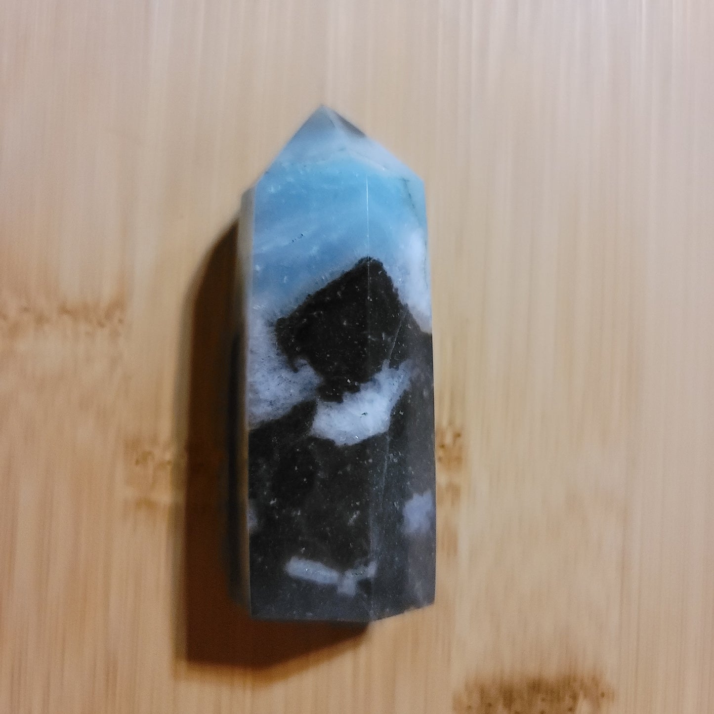 Amazonite & Smoky Quartz Tower