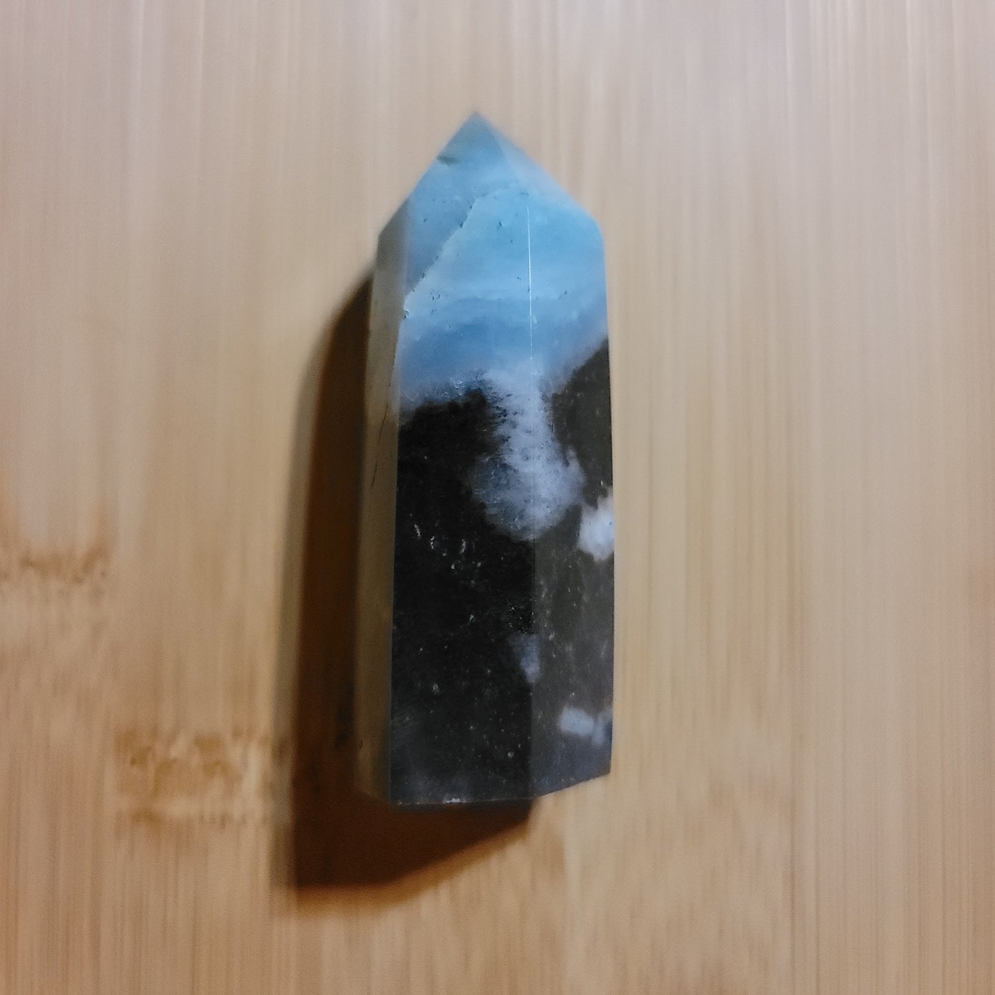 Amazonite & Smoky Quartz Tower