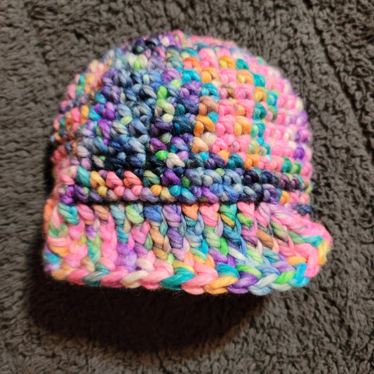Newborn Brimmed Beanie