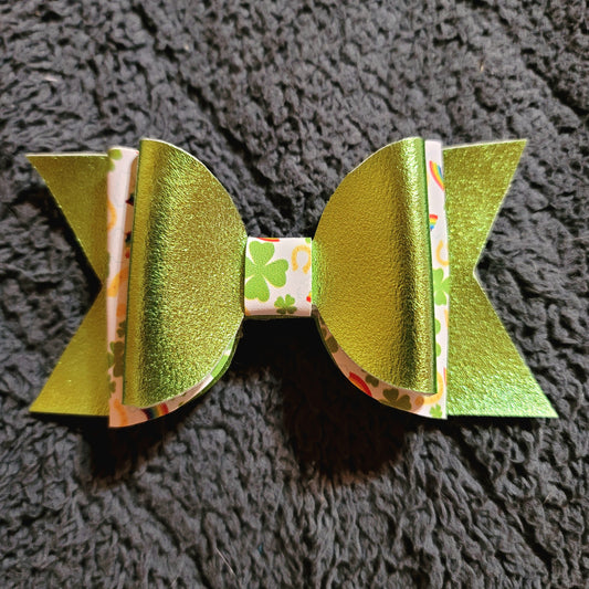 Double Stack St. Patrick's Day Large Bow