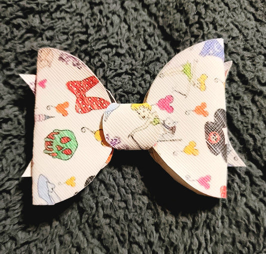 Disney print Medium Bow