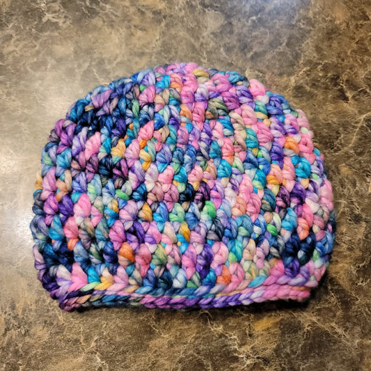 Chunky Rainbow Newborn Beanie