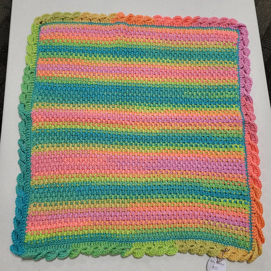 Retro Stripe Baby Blanket