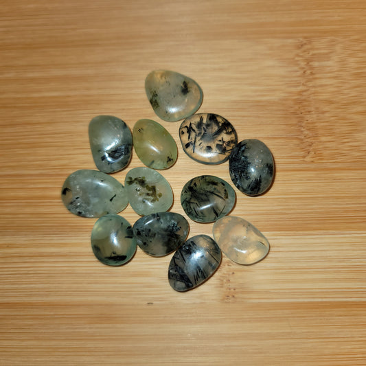 Small Prehnite Tumbles