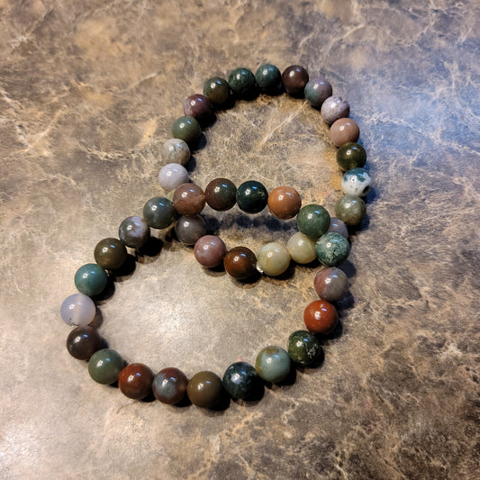 Rainbow Moss Agate Bracelet