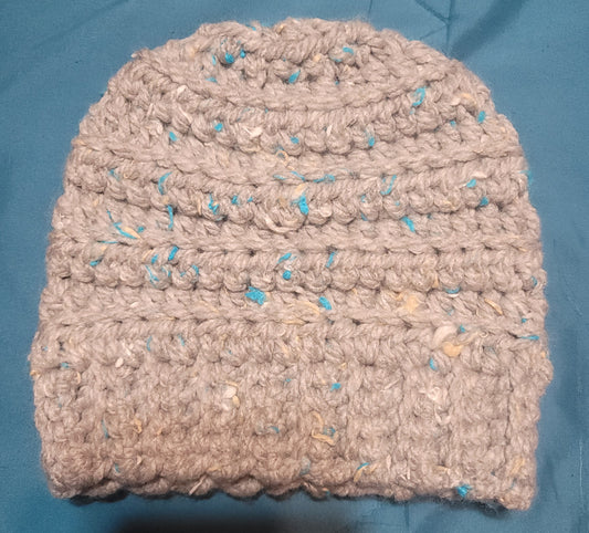 Child Green Bay Beanie- Light Gray Tweed