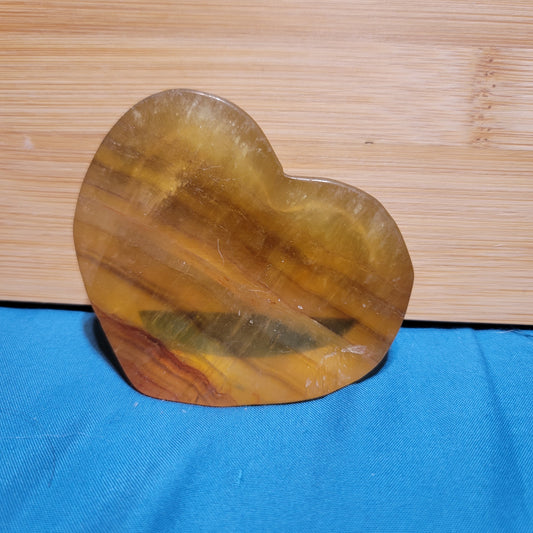 Yellow Heart Bowl - small chip