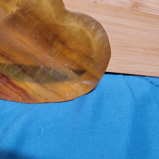 Yellow Heart Bowl - small chip