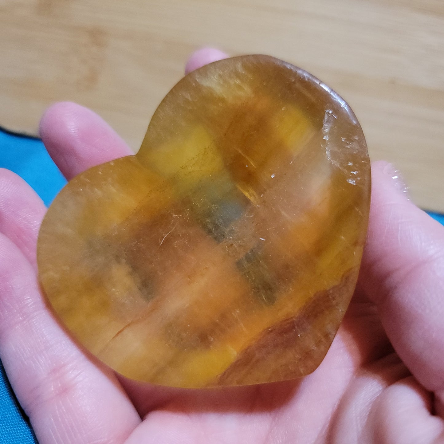 Yellow Heart Bowl - small chip