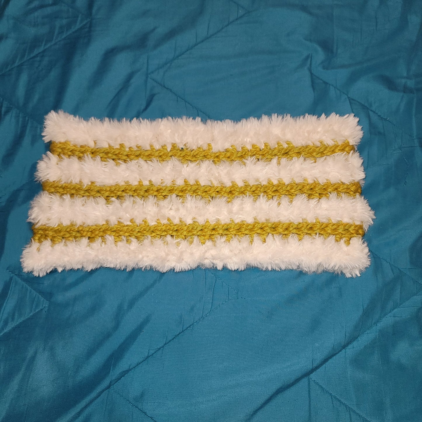 Faux Fur & Mustard Cowl