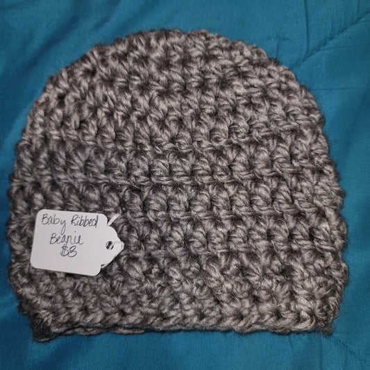 Baby Ribbed Basic Beanie 0-6 Months