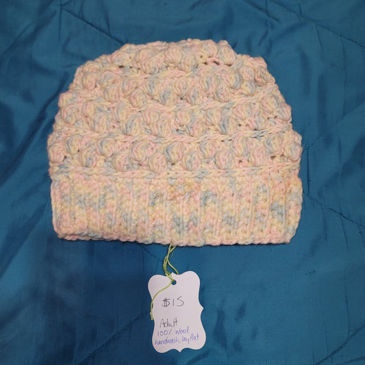 Adult Pastel Bobble Beanie