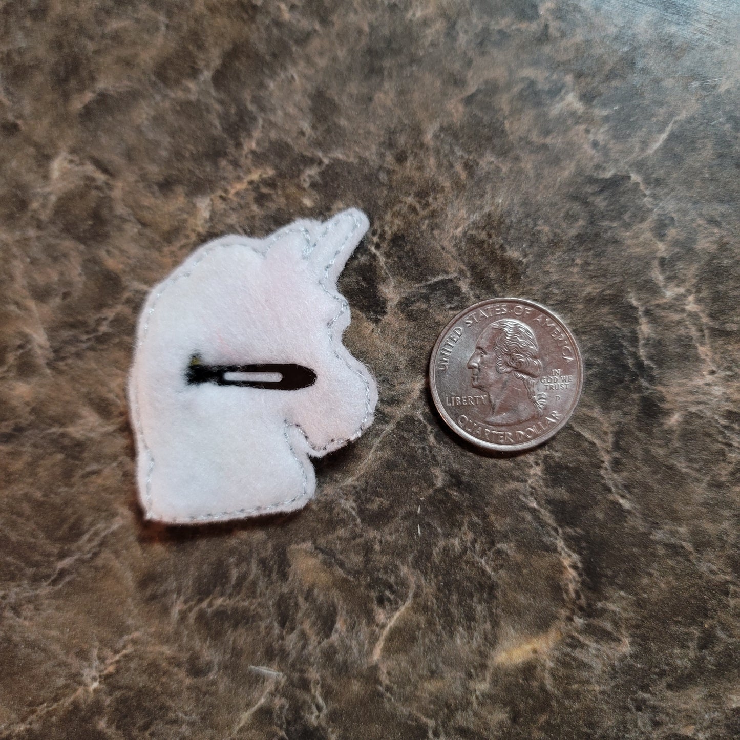 Unicorn Feltie Snap Clip