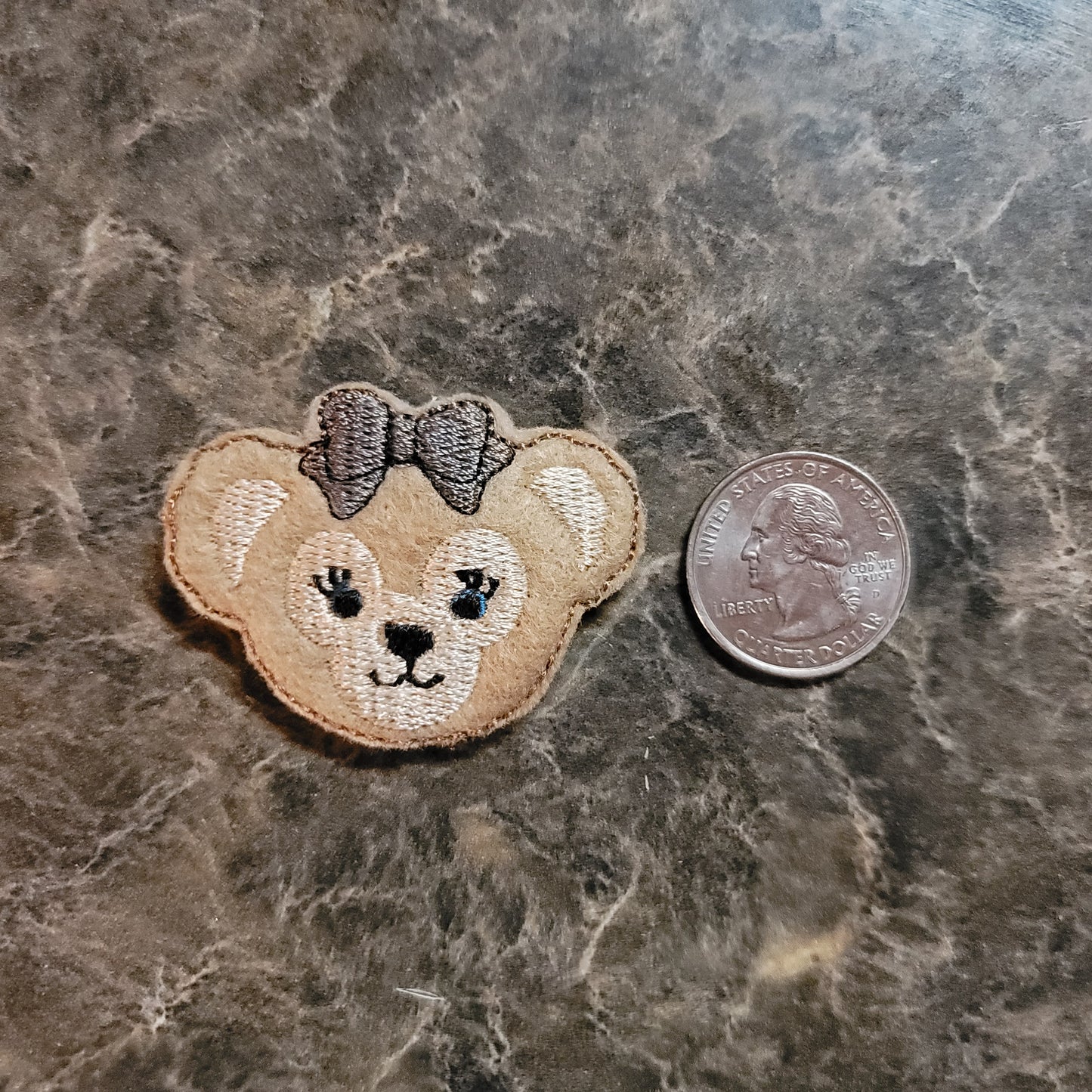 Girl Bear Snap Clip