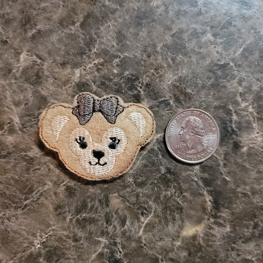 Girl Bear Snap Clip