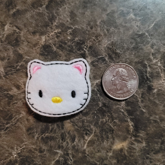 Kitty Feltie Snap Clip