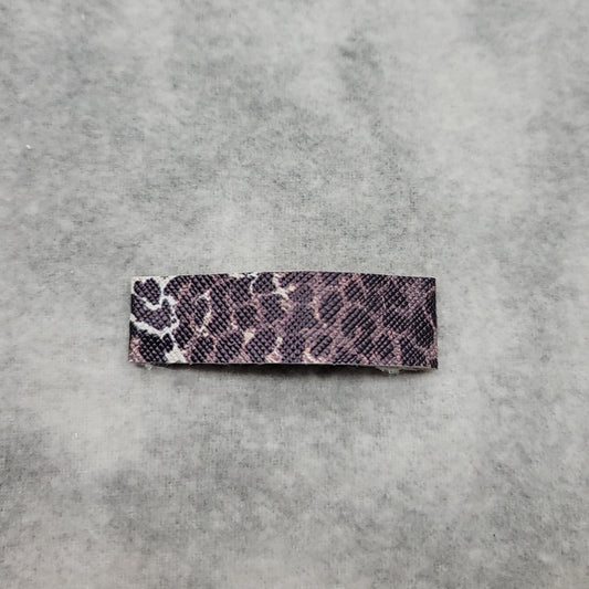 Cheetah Print Snap Clip