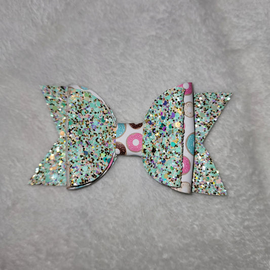 Donuts & Glitter Bow