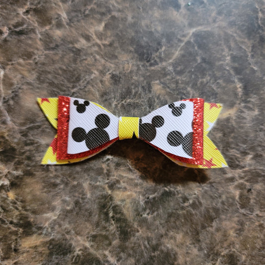 Mickey Mouse Double Stack Bow
