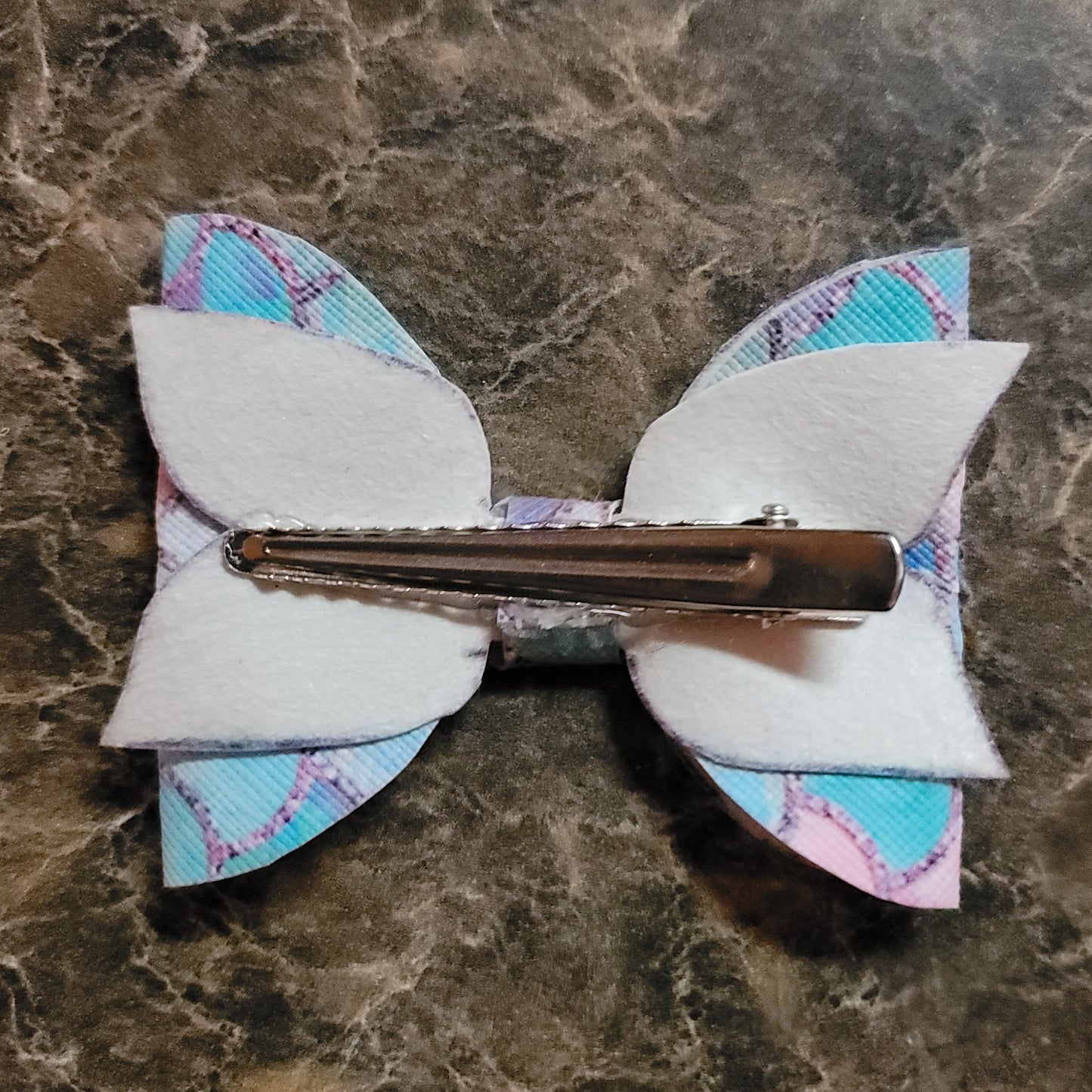Pastel Mermaid Scales Bow