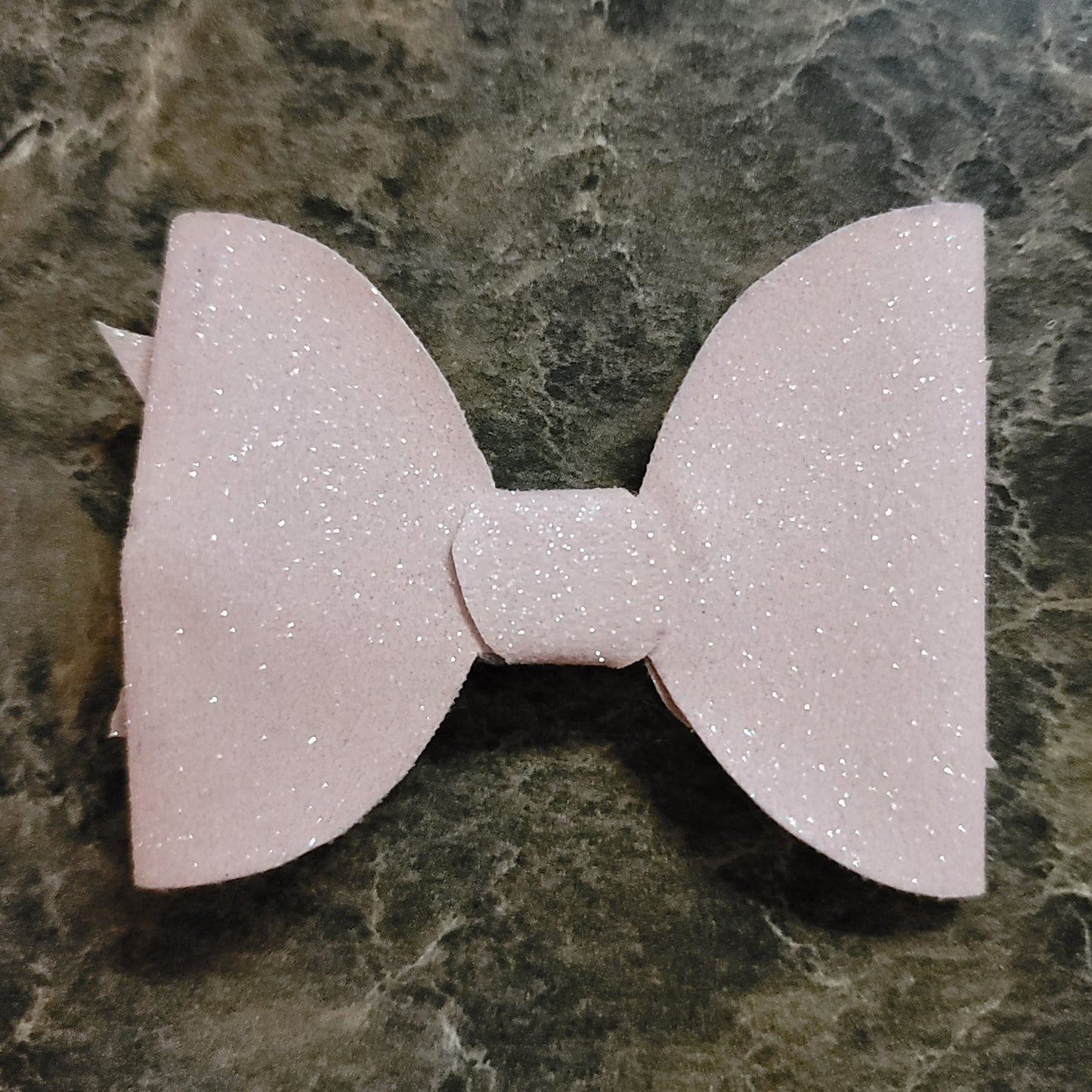 Light Pink Glitter Bow