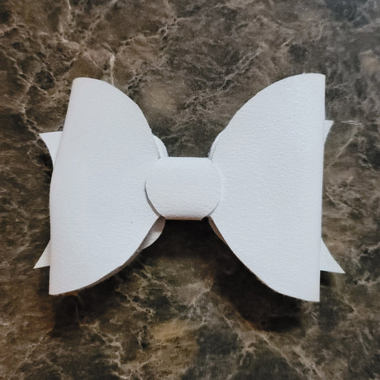 White Soft Bow