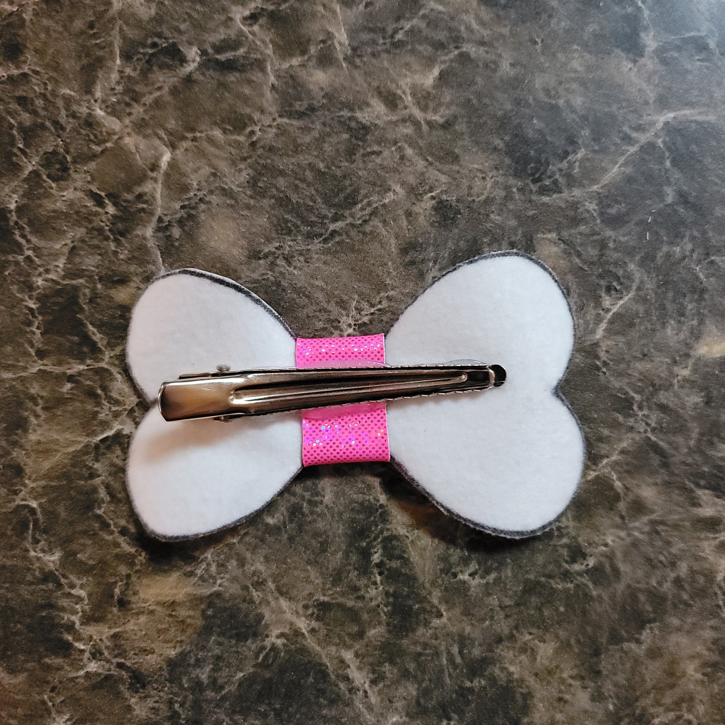 Hot Pink Color Shift Heart Bow