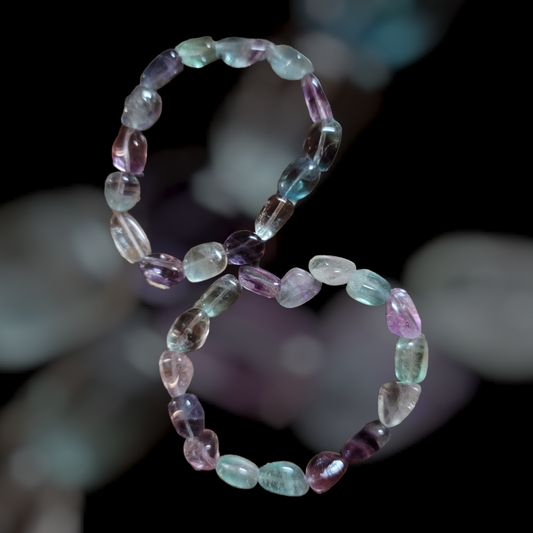 Fluorite Chunky Bracelet
