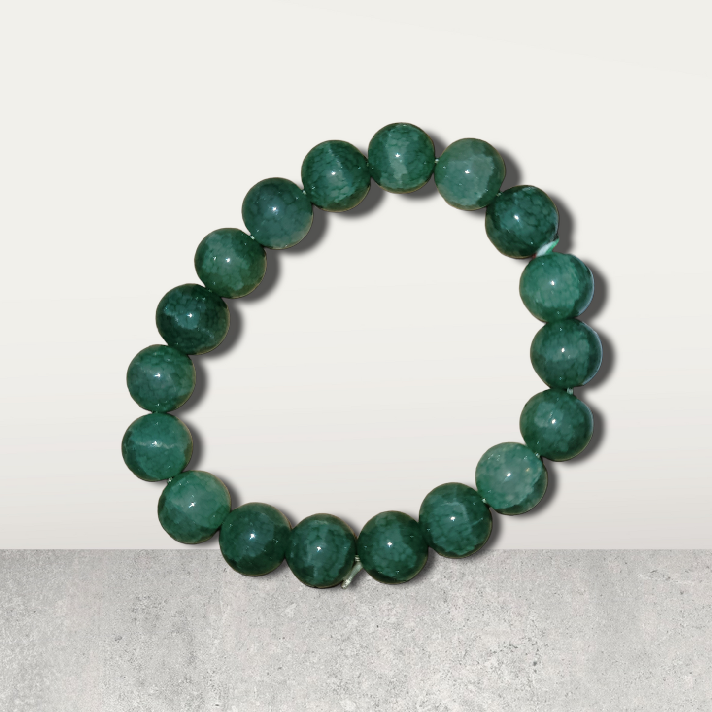Green Strawberry Quartz Bracelet
