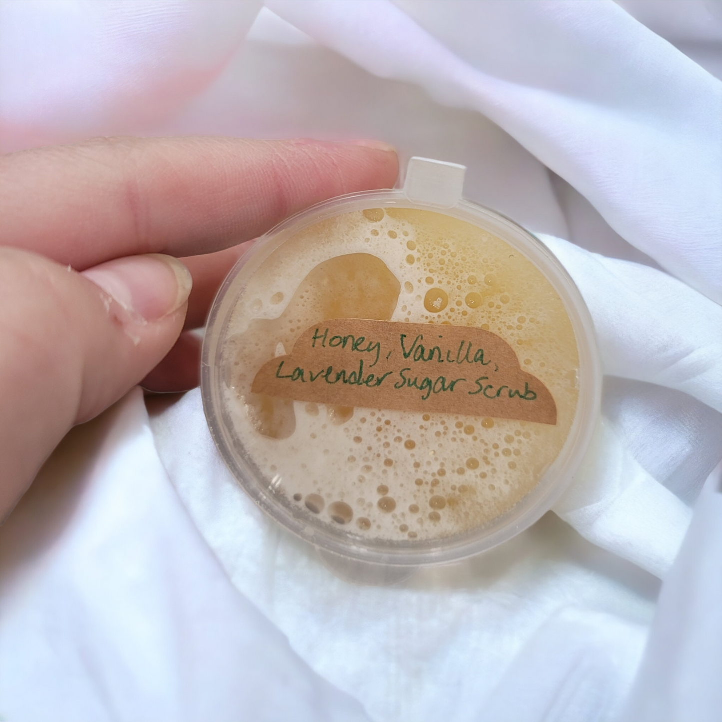 Honey Vanilla Lavender Sugar Scrub 2oz