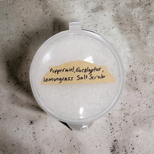 Minty Citrus Salt Scrub