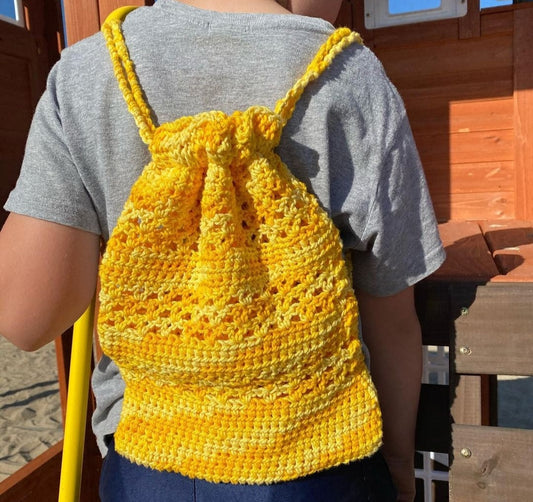 Ocean Waves Cinch Sack